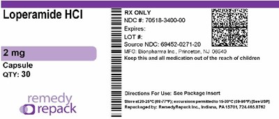 Loperamide HCl 2mg 70518 3400 00